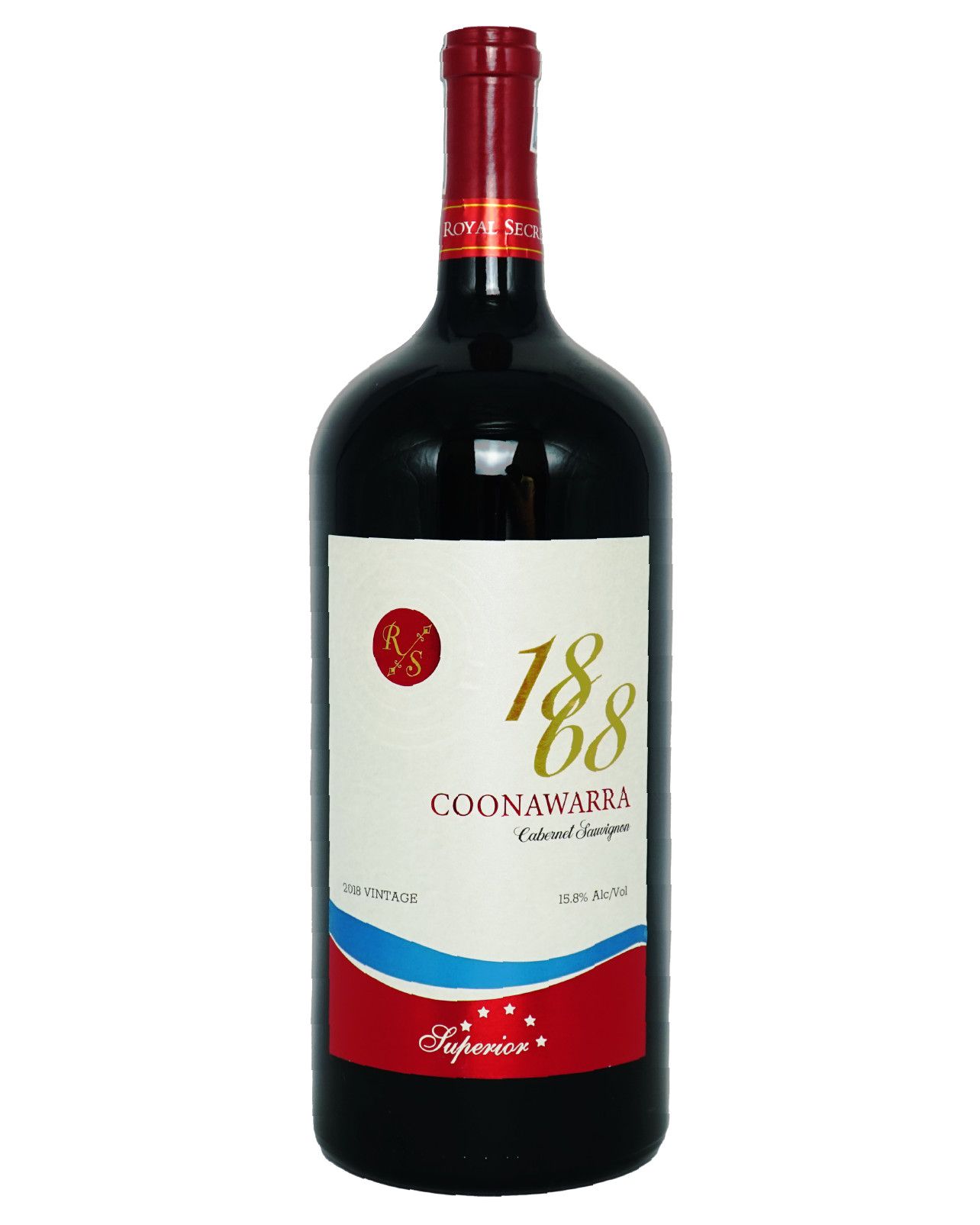Rượu vang đỏ Úc Royal Secret 1868 Coonawarra 2.25L